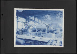 Chief Engineer's Office Photographs Numbers 1801-1900 page 005, 12,500 KW Turbo Generator Showing Rotor Exposed 