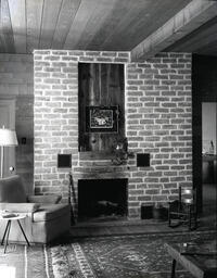 Fireplace designed by Gus Bundy