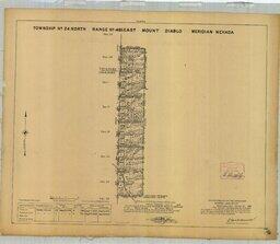 Township No. 24 North, Range No. 48 1/2 East, Mount Diablo Meridian