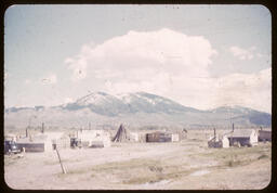 Indian camp at Salmon City, Idaho