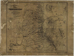 Official Map of the Washoe Mining Region with relative distances from the principal Places
