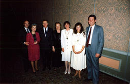 Photograph of Harry Reid with others, Nevada, ca. February 1989