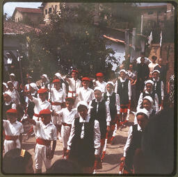 Male and female dancers