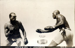 9th Round of the Johnson-Jeffries Fight