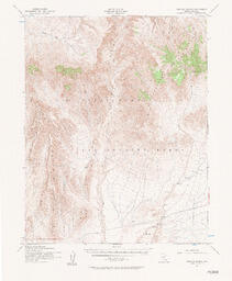 Topopah Spring Quadrangle Nevada-Nye Co. 15 Minute Series (Topographic)