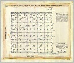 Township No. 19 North, Range No. 48 East, Mount Diablo Meridian