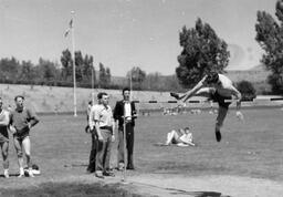 Track and field athlete, University of Nevada, circa 1940