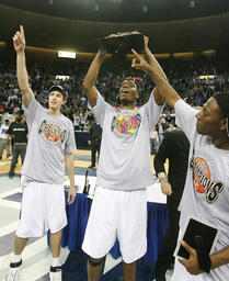 Nick Fazekas, Chad Bell, and Marcelus Kemp, University of Nevada, 2006