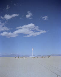 Four different rocket shots, Black Rock Desert