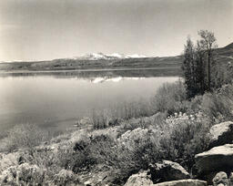 Lake and mountains