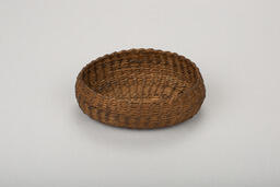 Coiled shallow bowl