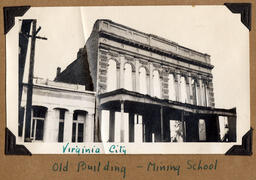 Mining School in Virginia City