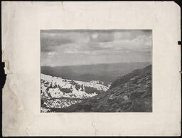 View of Washoe Valley from Mount Rose with cloud cover, copy 2