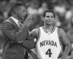 Trent Johnson and Terrance Green, University of Nevada, circa 2002