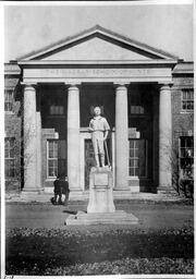 John Mackay Statue and Mackay School of Mines, 1920