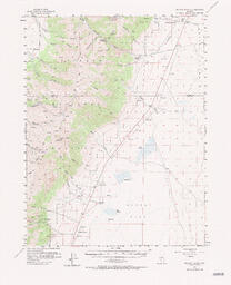 Millett Ranch Quadrangle Nevada 15 Minute Series (Topographic)