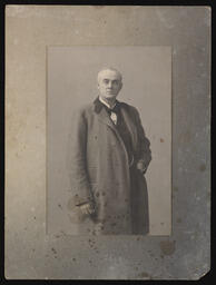 Portrait of John Sparks without mustache circa 1890