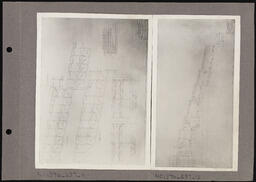 Drawings Album page 006, Elevation and Section of Skylight Truss; Cross Section of Machinery