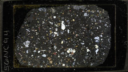 Thin section 56NC44, vitrophyre (polarized)