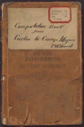 Wheeler Survey field notebook no. 28: computation book from Carlin to Camp Mohave