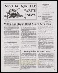 Nevada nuclear waste news
