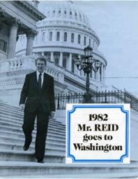 Campaign Flier for Harry Reid Senatorial Run, Nevada, ca. 1986