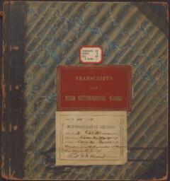 Wheeler Survey field notebook no. 45: meteorological records; comparison of barometers