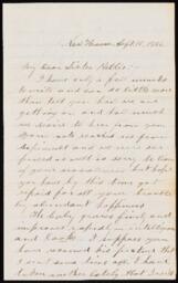 Letter from Addison E. to Nellie Mighels, September 10, 1866  