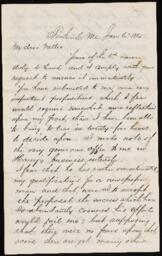 Letter from Washington Verrill to Nellie Verrill, January 6, 1866