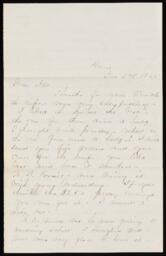 Letter from Hattie Verrill to Nellie Verrill, December 3, 1865