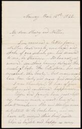 Letter from Evelena A. Mighels to Henry R. and Nellie Mighels, October 16, 1866  