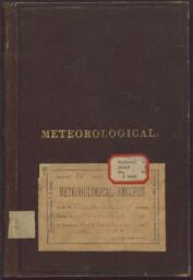 Wheeler Survey field notebook no. 35: meteorological records; comparisons of instruments at Washington, D.C.
