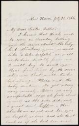 Letter from Addison E. Verrill to Nellie Mighels July 31, 1866 