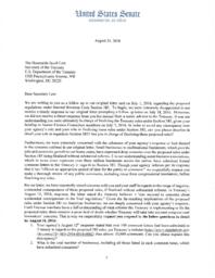 Heller Letter to Lew re Section 385 second correspondence