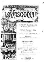 La Baskonia 1893-94 -- Index
