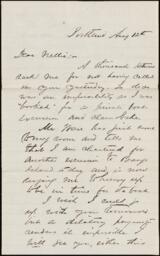Letter from Henry R. Mighels to Nellie Verrill, August 12, 1863