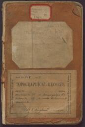Wheeler Survey field notebook no. 318: topographical records