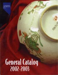 General Catalog : 2002-2003 : University of Nevada, Reno