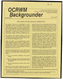 OCRWM Backgrounder
