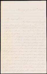 Letter from Evelena A. Mighels to Henry R. Mighels, January 26, 1866