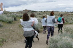 Participants running