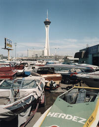 Stupak's Big Shot tower from boatyard, Las Vegas